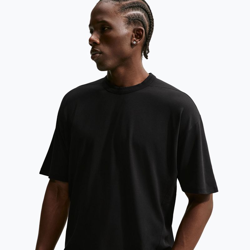 Men's training shirt Nike 24.7 ImpossiblySoft Light black/black/dark smoke grey 3