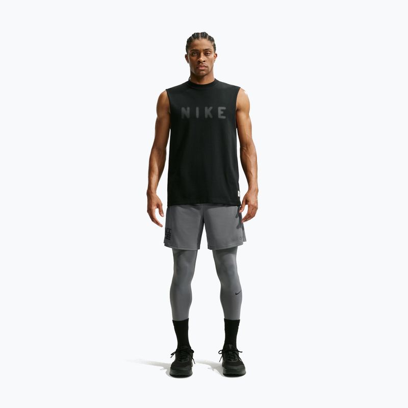 Men's training shorts Nike Flex smoke grey/black 2