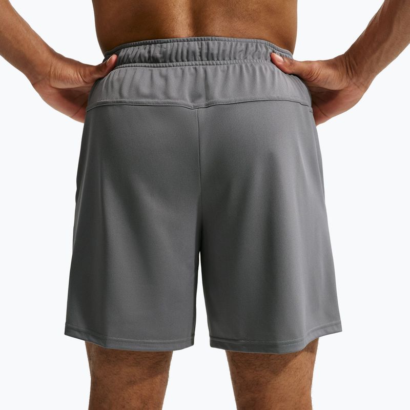 Men's training shorts Nike Flex smoke grey/black 4