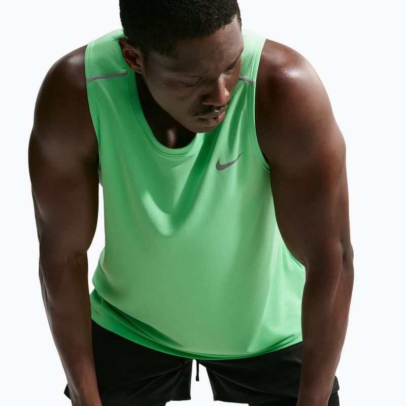 Men's running shirt Nike Miler illusion green 7