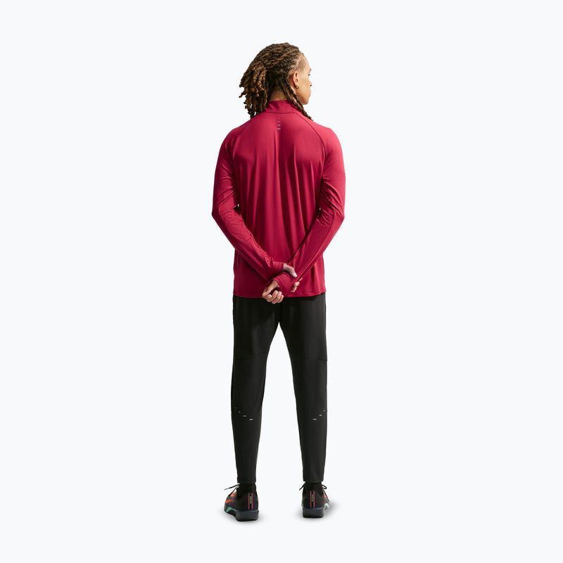 Men's running sweatshirt Nike Stride 1/4 Zip Dri-Fit tough red 3
