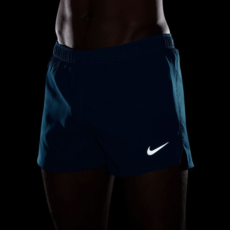 Men's running shorts Nike Fast light current blue/black 5