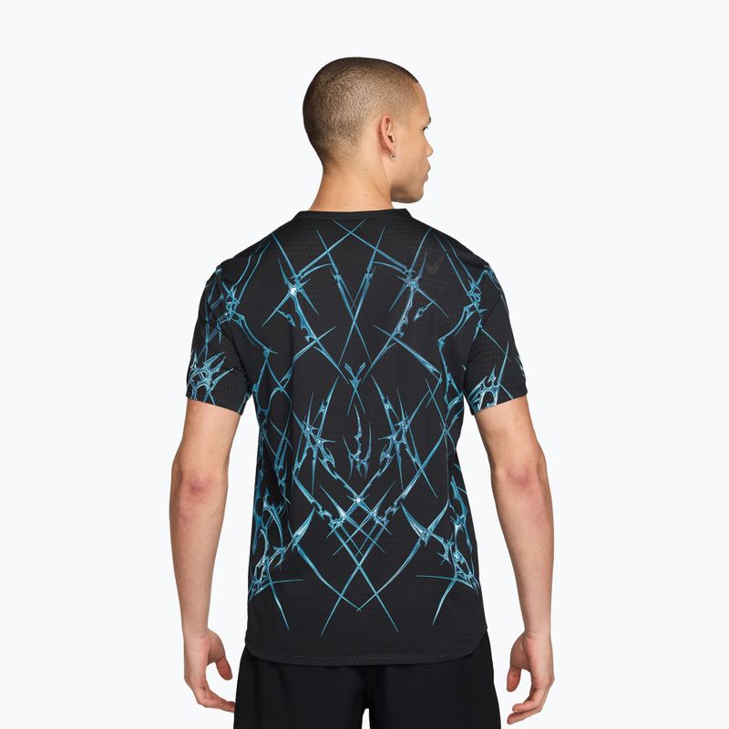 Men's running shirt Nike AeroSwift black/white 2