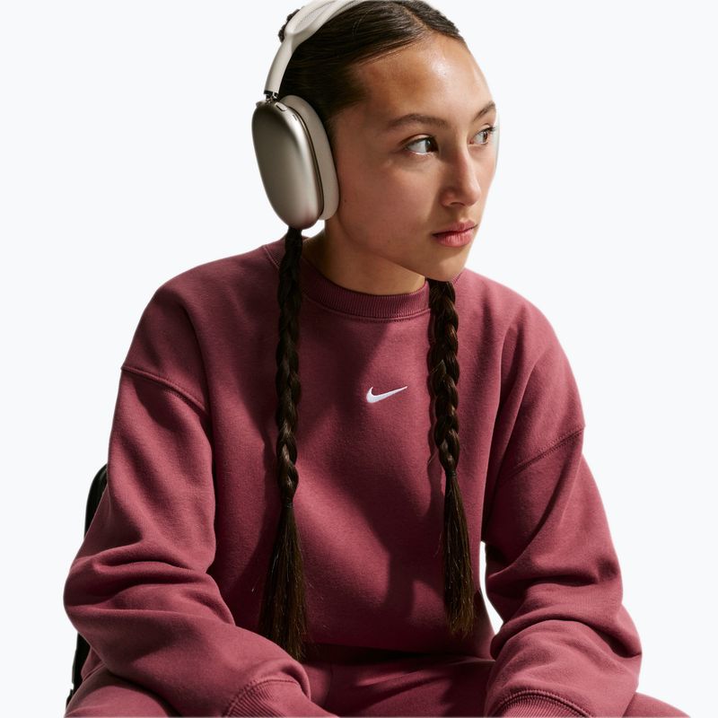 Children's sweatshirt Nike Sportswear Studio pink smoke/white 6