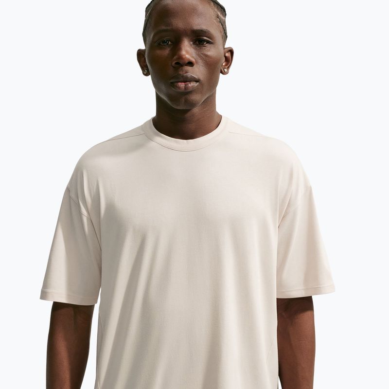 Men's training shirt Nike 24.7 ImpossiblySoft Light light orewood brown/sail/lilght iron ore 3