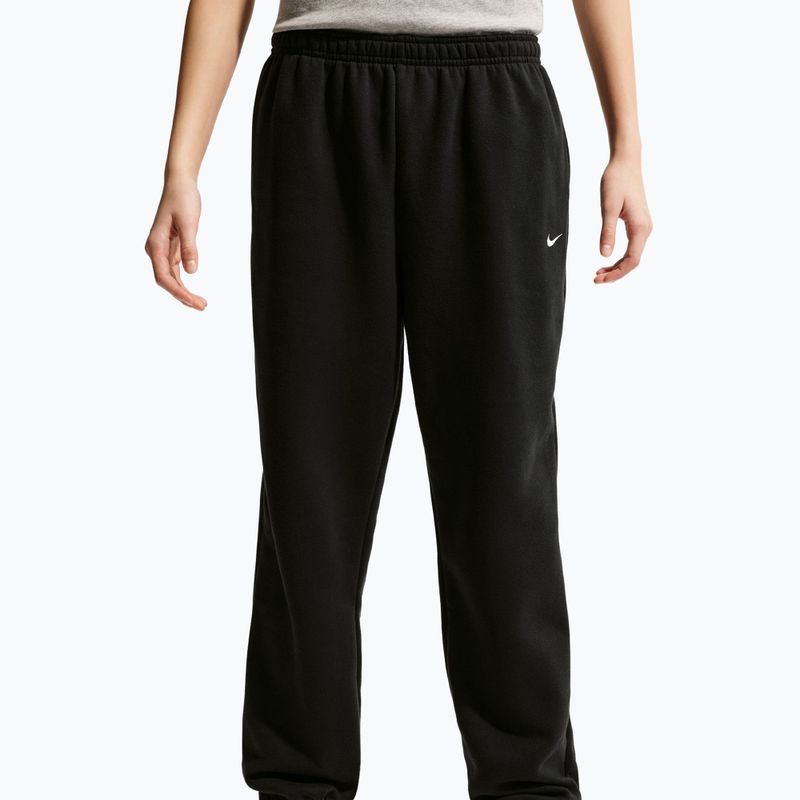 Children's trousers Nike Sportswear Studio Fleece black/white 4