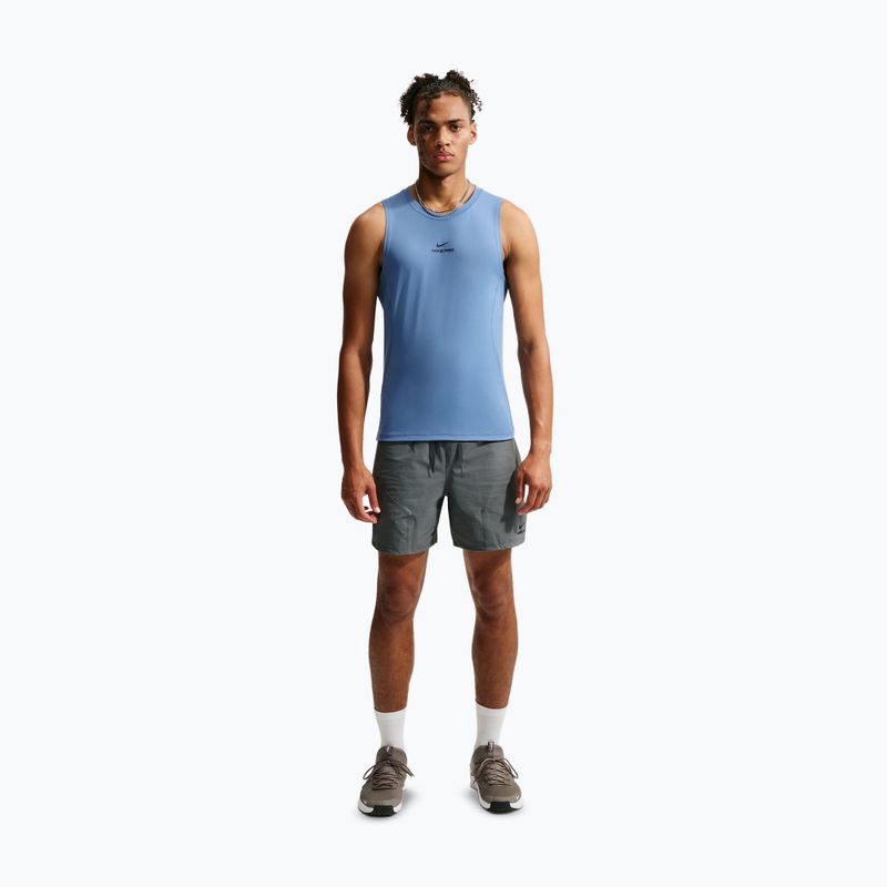 Men's training shorts Nike Pro Training smoke grey/smoke grey/black 2