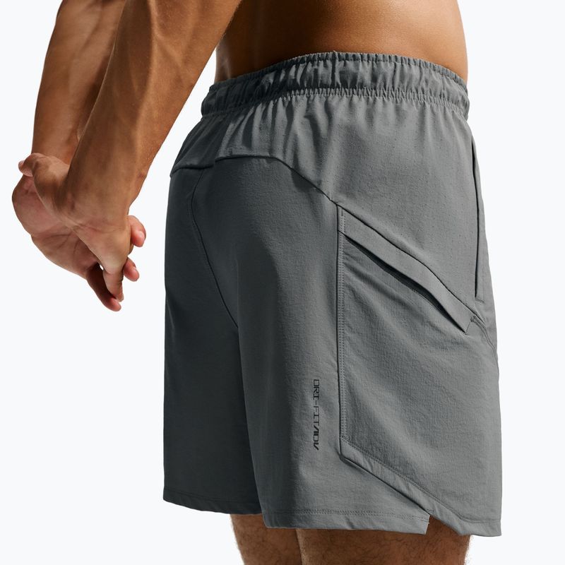 Men's training shorts Nike Pro Training smoke grey/smoke grey/black 4