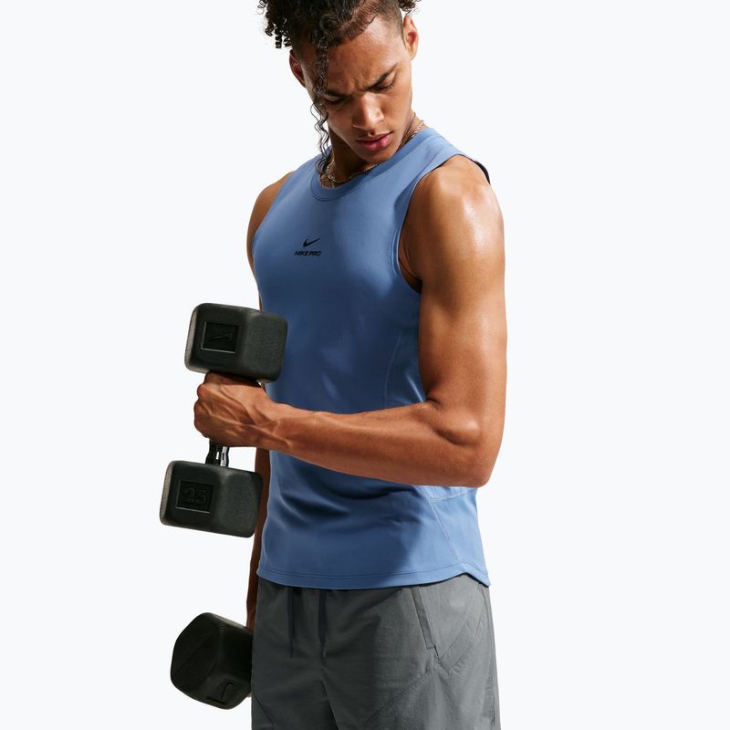 Men's training shorts Nike Pro Training smoke grey/smoke grey/black 5