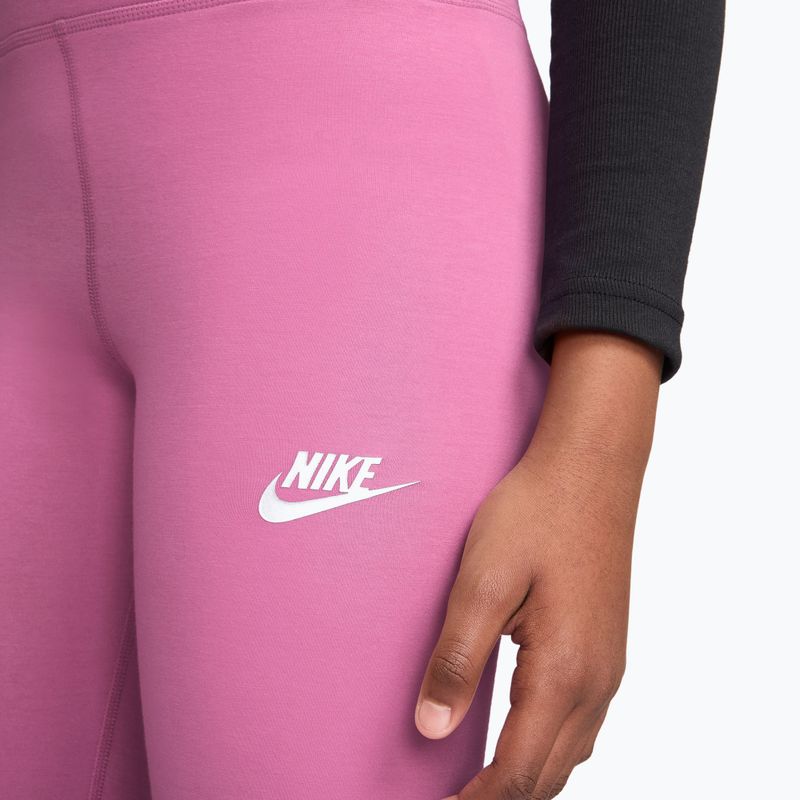 Children's leggings Nike Sportswear Classic playful pink/white 3