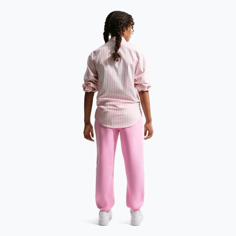 Children's trousers Nike Sportswear Studio Fleece pink rise/white 3
