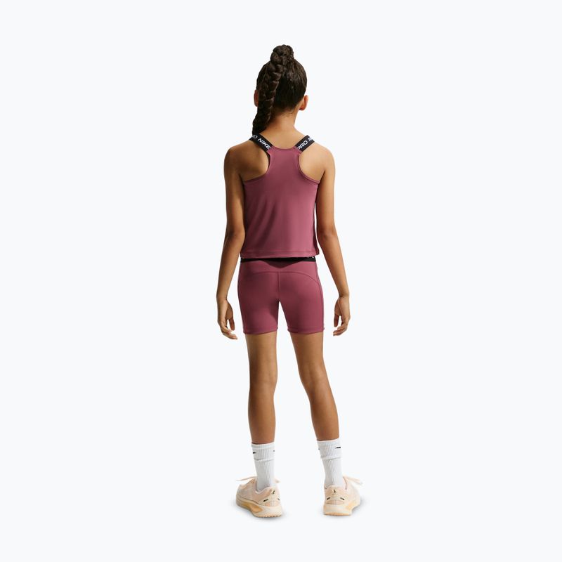 Children's shorts Nike Pro pink smoke/white 3
