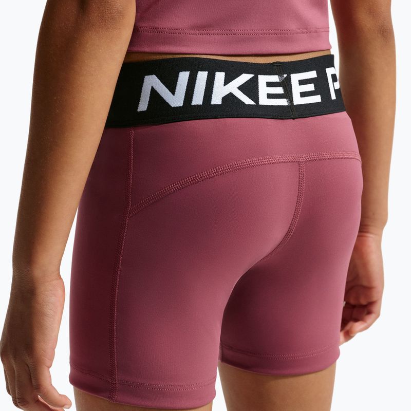 Children's shorts Nike Pro pink smoke/white 6