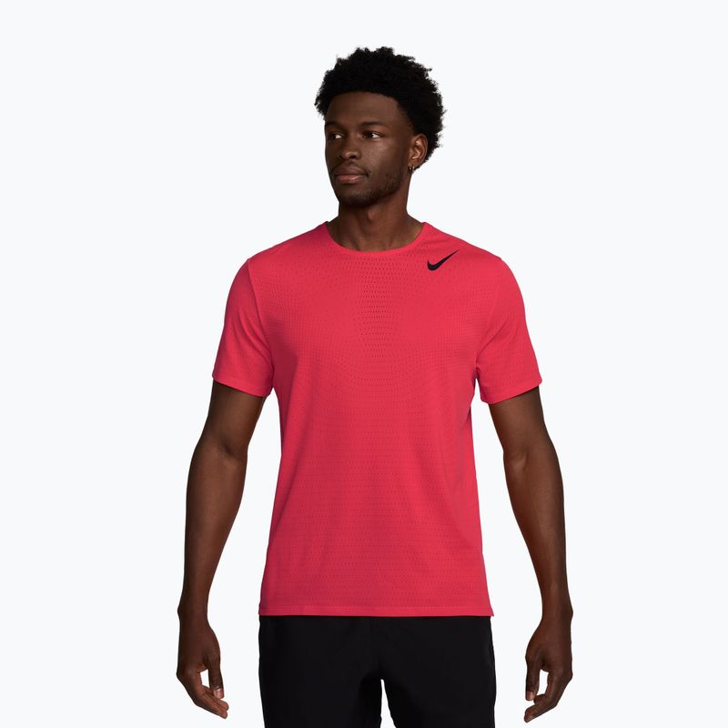 Men's running shirt Nike AeroSwift fusion red/black