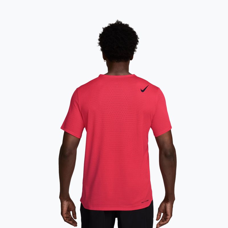 Men's running shirt Nike AeroSwift fusion red/black 2