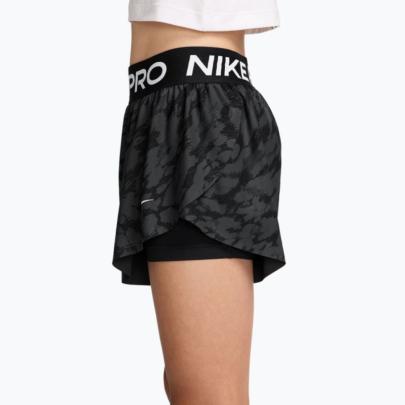 Children's shorts Nike Pro black/white 3