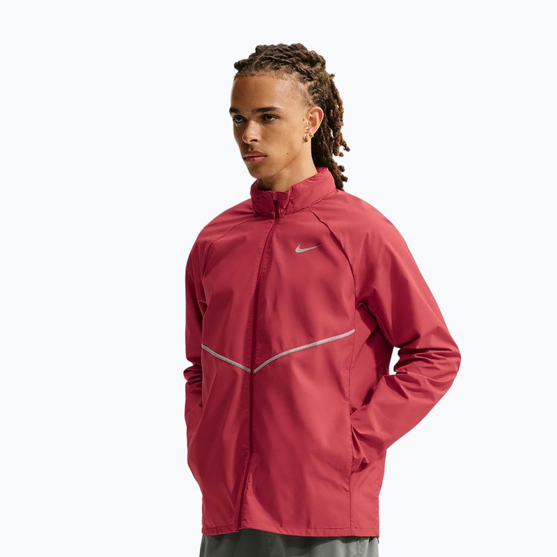 Men's running jacket Nike Miler tough red/tough red
