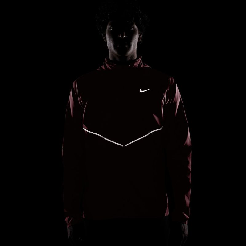 Men's running jacket Nike Miler tough red/tough red 8