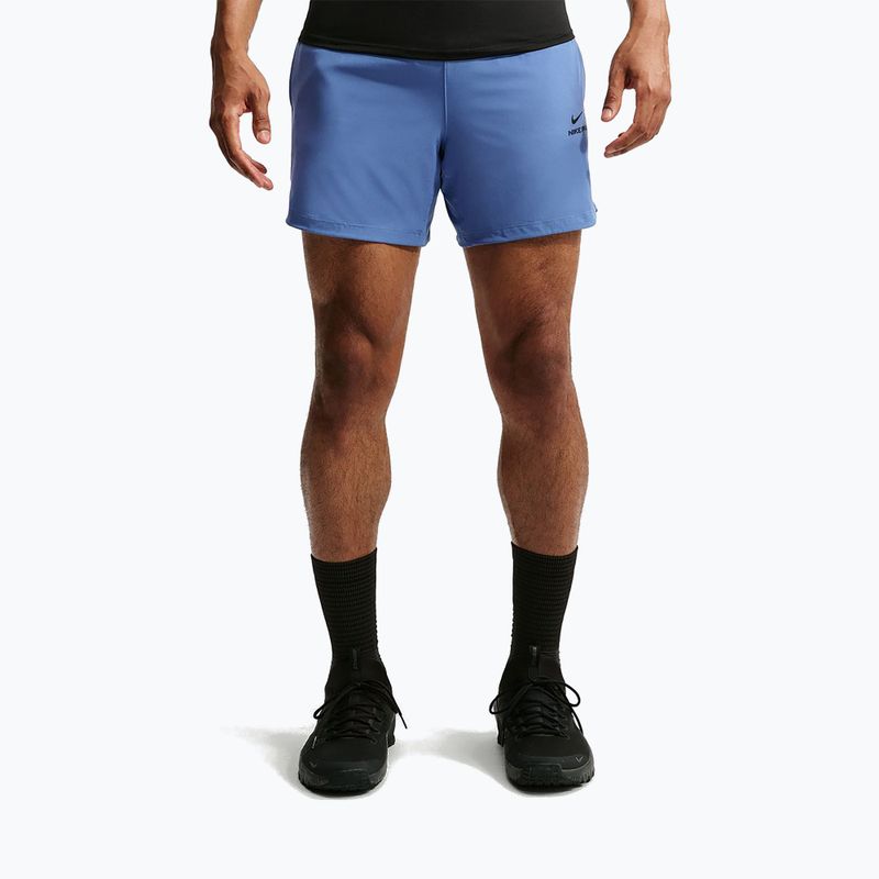 Men's training shorts Nike Pro Training indigo storm/black