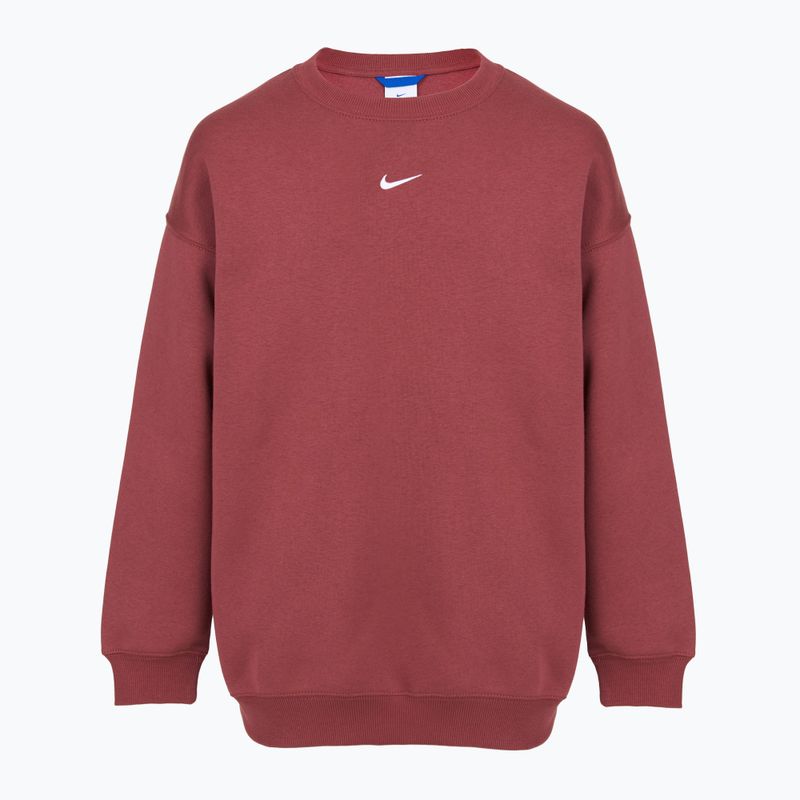Children's sweatshirt Nike Sportswear Studio pink smoke/white 7