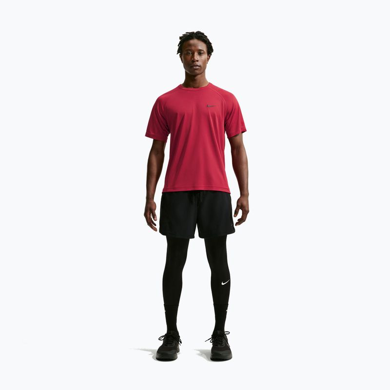 Men's training shirt Nike Flex tough red/black 2