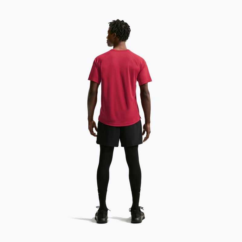 Men's training shirt Nike Flex tough red/black 3
