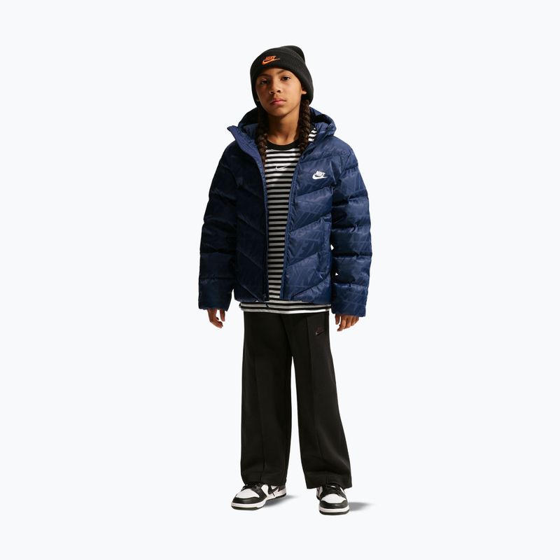 Children's insulated jacket Nike Sportswear "All Day Play" midnight navy/white 2