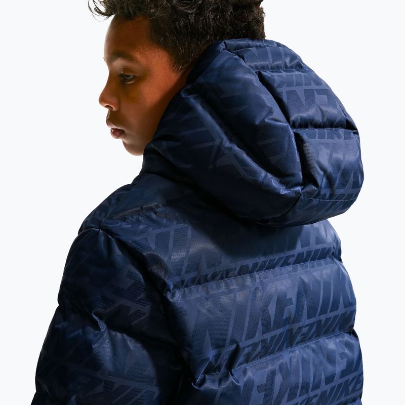 Children's insulated jacket Nike Sportswear "All Day Play" midnight navy/white 6