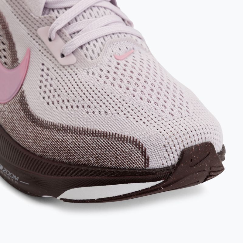 Women's running shoes Nike Pegasus 42 bleached lilac/mystic dates/pink rise 7