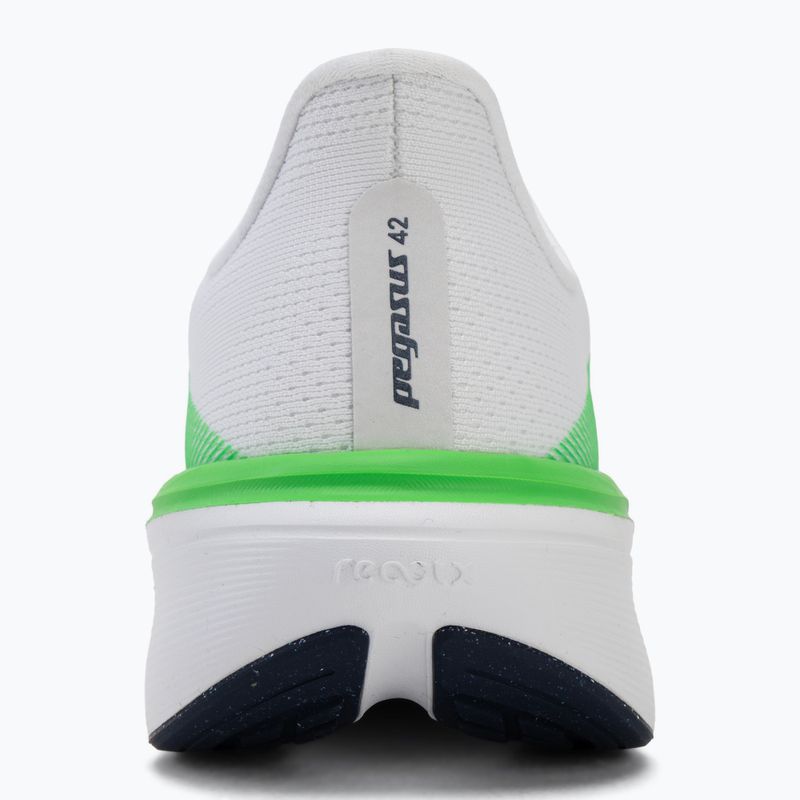 Men's running shoes Nike Pegasus 42 white/green spark/midnight navy 6