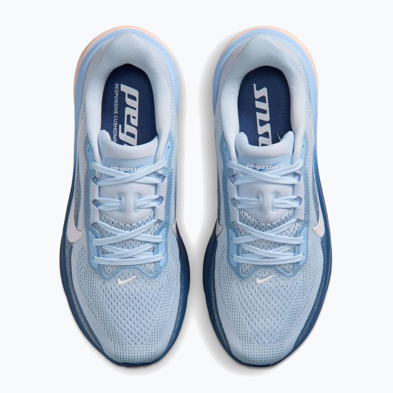 Women's running shoes Nike Pegasus 42 hydrogen blue/mystic navy/aluminum/white 5