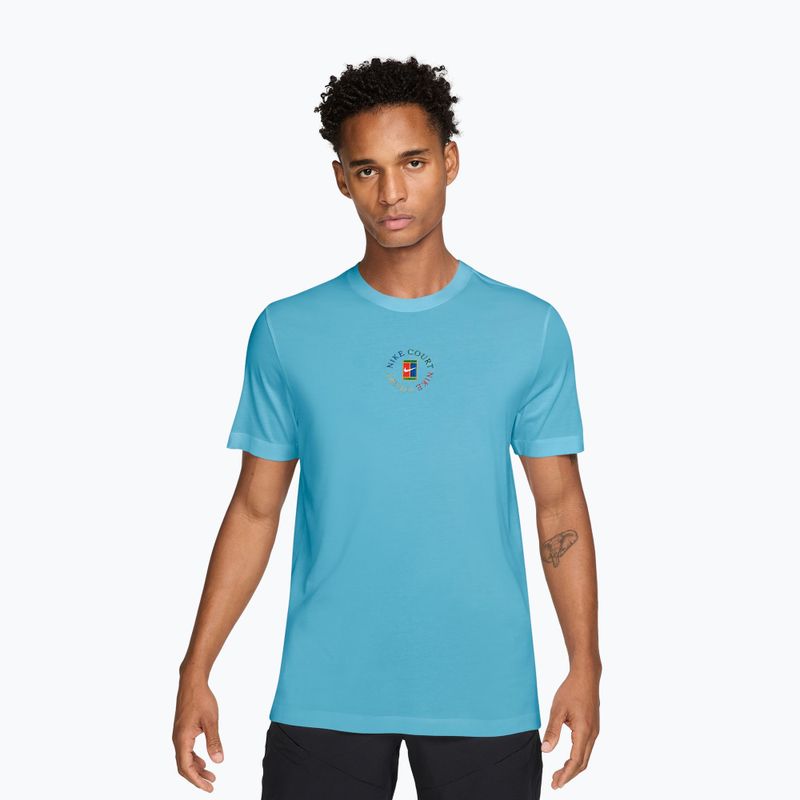 Polo shirt Nike Court Dri-Fit Blue Gaze