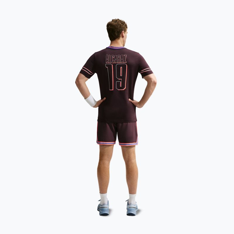 Men's T-shirt Nike Court Dri-FIT Cotton burgundy ash 3