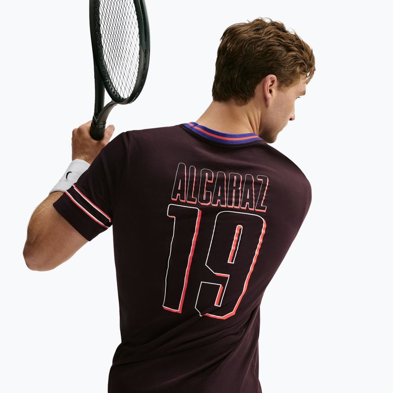 Men's T-shirt Nike Court Dri-FIT Cotton burgundy ash 6
