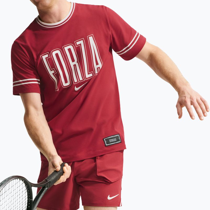 Polo shirt Nike Court Dri-Fit Team Red 4