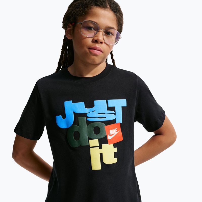 Children's T-shirt Nike Sportswear Club black 4