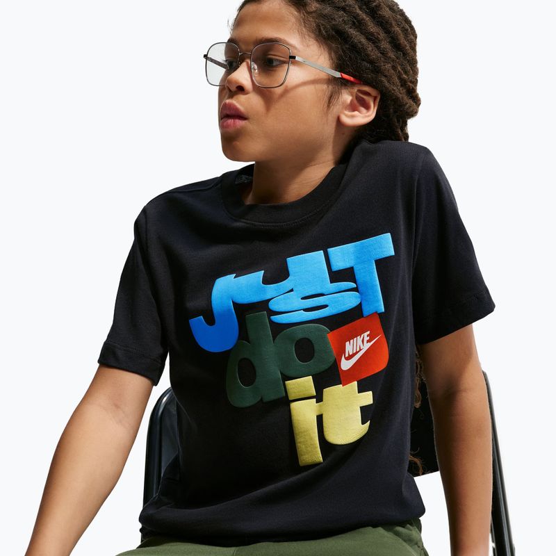 Children's T-shirt Nike Sportswear Club black 5