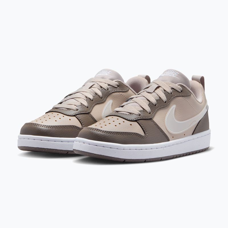 Children's shoes Nike Court Borough Low moon particle/cave stone/white/white 3