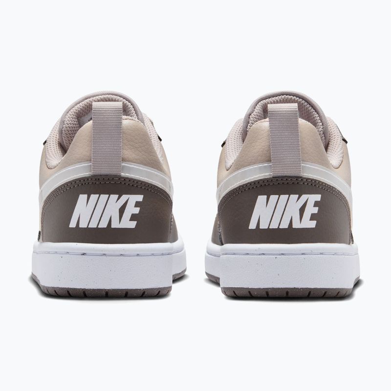 Children's shoes Nike Court Borough Low moon particle/cave stone/white/white 4