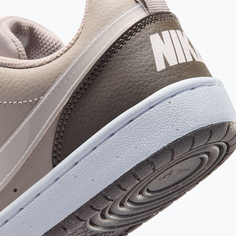 Children's shoes Nike Court Borough Low moon particle/cave stone/white/white 8