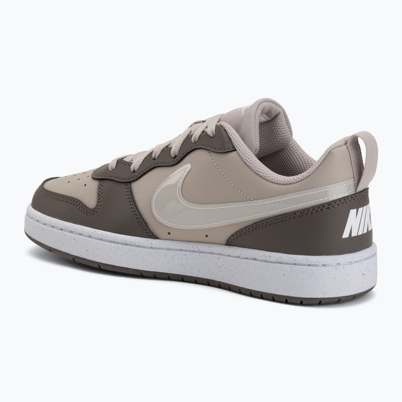Nike Court Borough Low shoes moon particle/cave stone/white/white 3