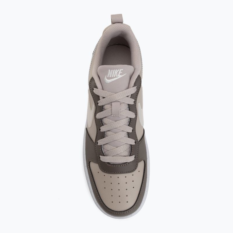 Nike Court Borough Low shoes moon particle/cave stone/white/white 5