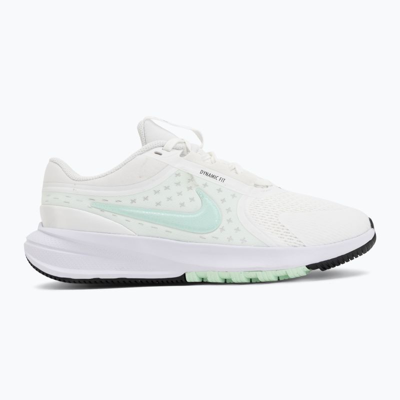 Nike Star Runner 5 running shoes summit white/black/arctic green 2