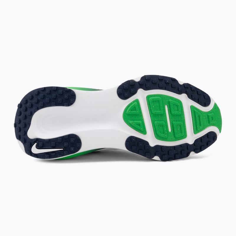 Nike Vomero 18 running shoes white/green spark/midnight navy 4