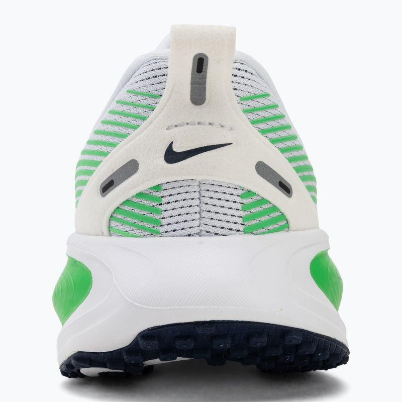 Nike Vomero 18 running shoes white/green spark/midnight navy 6