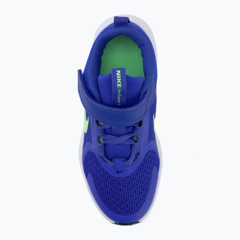 Children's shoes Nike Star Runner 5 racer blue/midnight navy/illusion green 5