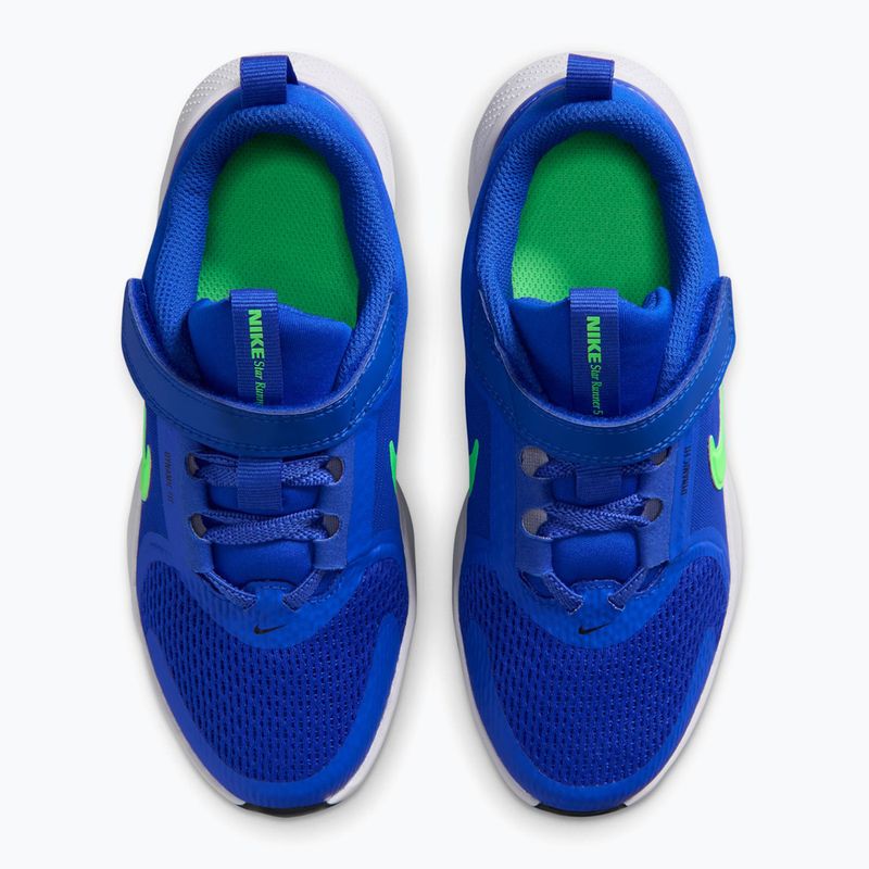 Children's shoes Nike Star Runner 5 racer blue/midnight navy/illusion green 4