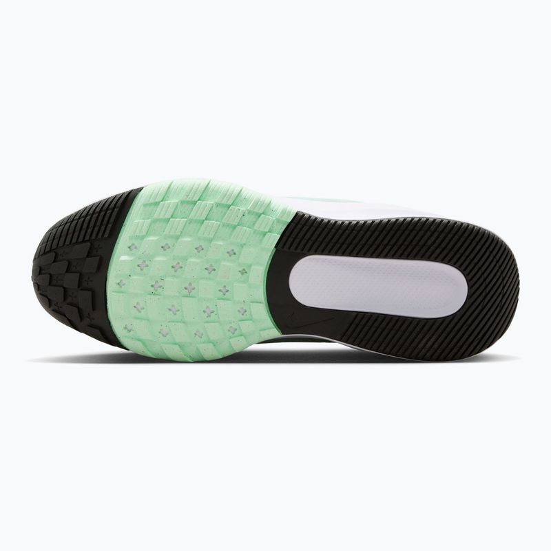 Nike Star Runner 5 running shoes summit white/black/arctic green 10