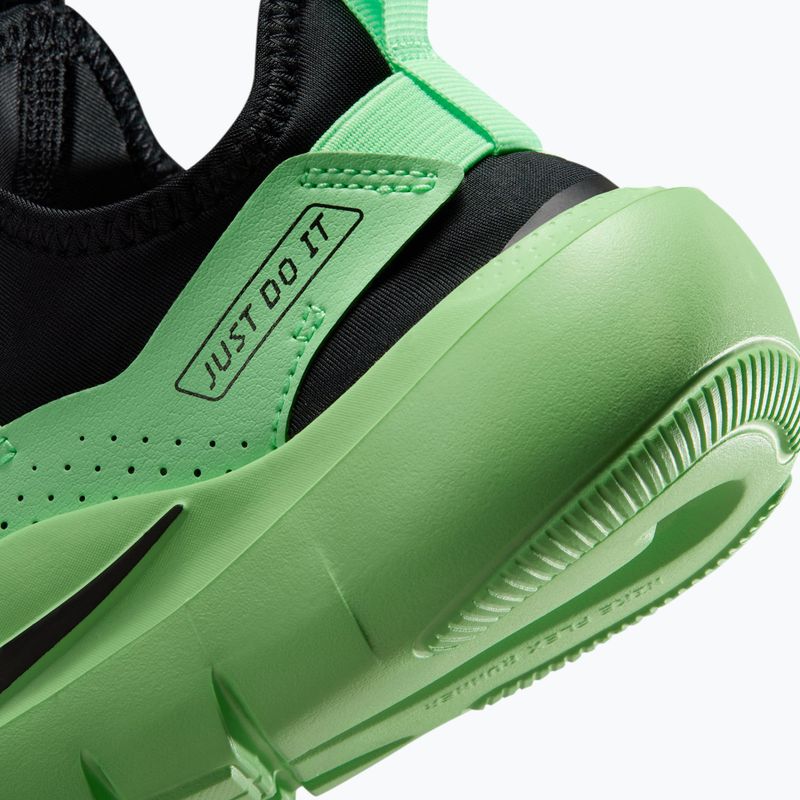 Children's shoes Nike Flex Runner 4 black/illusion green/black 5