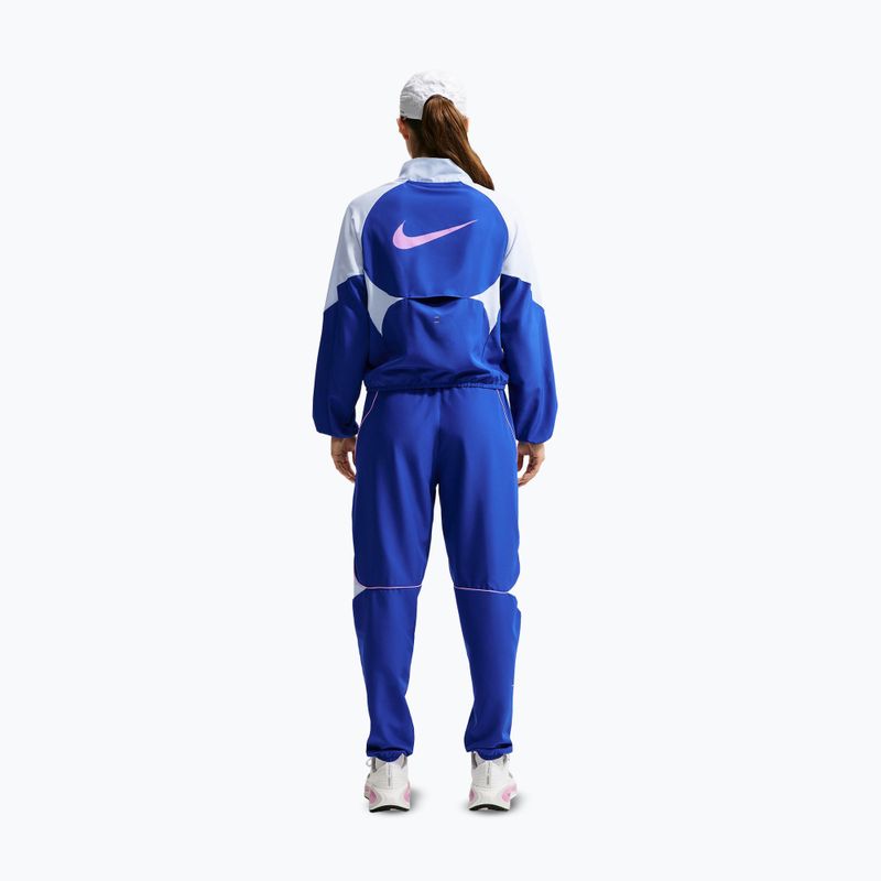 Women's Nike Tempo Dri-FIT 1/2-Zip Running Jacket old royal/football grey/pink rise 3